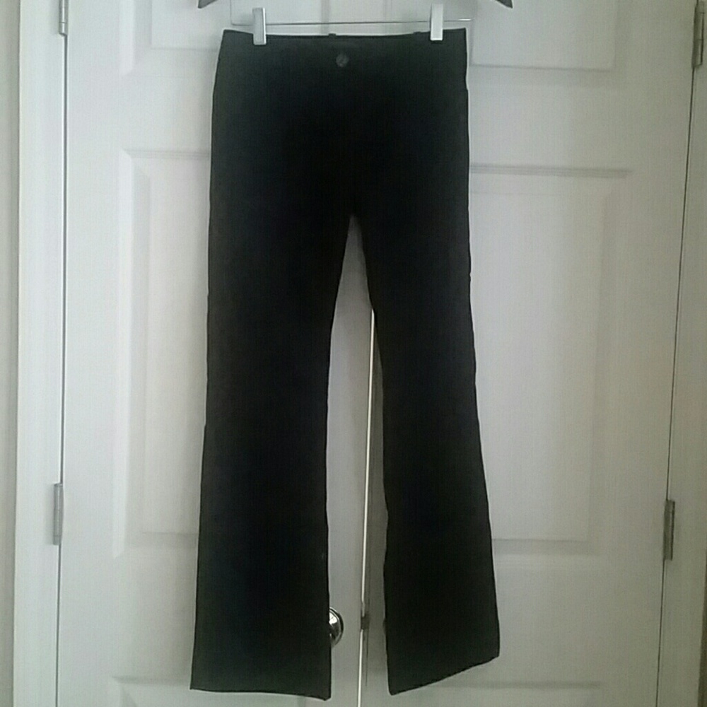 Petite 00 black bootcut dress pants